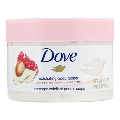 Dove, Exfoliating Body Polish, Pomegranate Seeds & Shea Butter, 298g