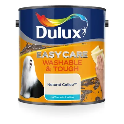 Dulux Easycare Washable and Tough Matt Paint, Natural Calico 2.5