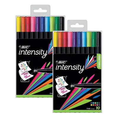 Intensity Fineliner Marker Pen Fine Point (0.4mm) Assorted Colors Per Pack Packs