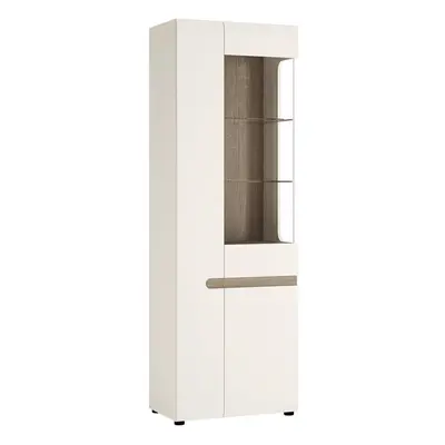 Tall Glazed Narrow Display unit (LHD)