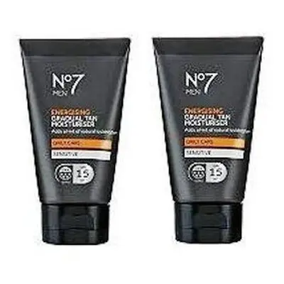 (2 PACK) No7 Men Energising Gradual Tan Moisturiser SPF x 50ml