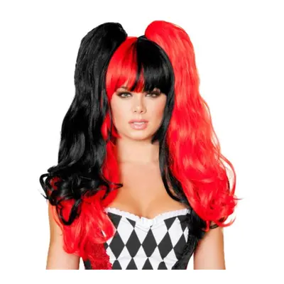 WIG101 - Black Red Wig - Red/Black / O/S