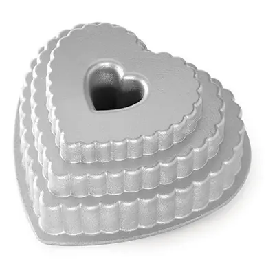 Nordic Ware Tiered Heart Bundt Pan