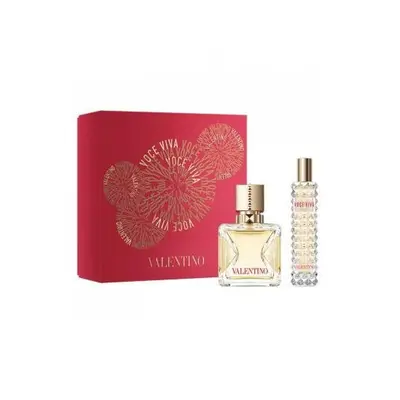 Valentino Voce Viva Pcs Set For Women: 3.4 Eau De Parfum + 0.5 Eau De Parfum