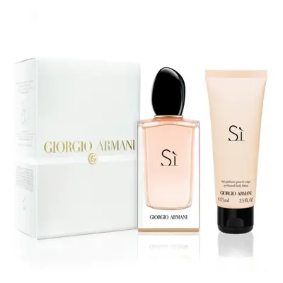 Giorgio Armani Si Gift Set 100ml EDP + 75ml Body Milk