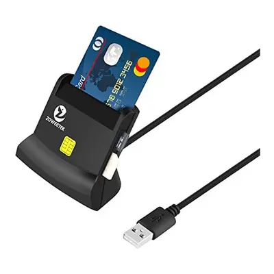 ID Card Reader Multi-Function USB Smart Card Reader for Smart Card, ID Card,SIM ect,Support Port