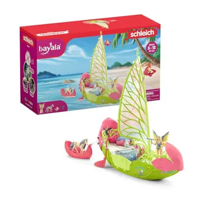 BAYALA â Sera's Magical Flower Boat Playset, 40-Piece Boat Play Set with Fairy Figurine, Unico