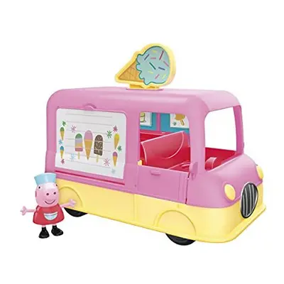 Peppa Pig Peppas Adventures Peppas Ice Cream Van Vehicle Pre-school Toy, Speech and Sounds, Ages