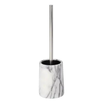 Wenko "Onyx Marble Toilet Brush and Holder, White