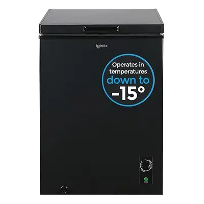 Igenix IG100B Freestanding Chest Freezer - Black