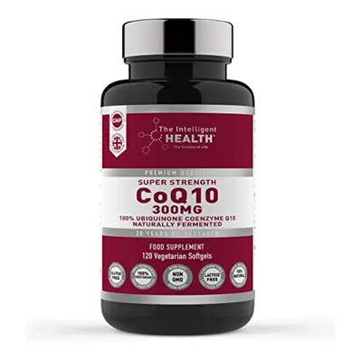 Ubiquinone Coenzyme Q10 300mg Softgel Capsules, Super Strength Vegan Friendly Naturally Fermente