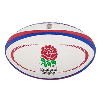 England Rugby Replica Ball - White/Red, Size