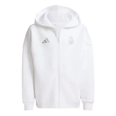 (XXL) Real Madrid Anthem Jacket (White) - Kids