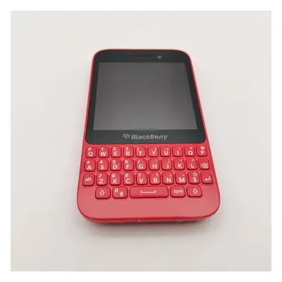 (Simple Set, Red) Refurbished Blackberry Q5 4G NETWORK 2GB RAM 8GB ROM 5MP 3.1" Mobile Phone Cel