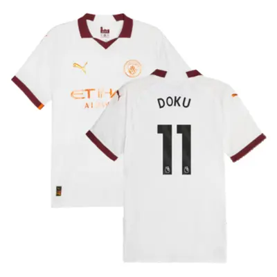 (XXL) Man City Authentic Away Shirt (Doku 11)