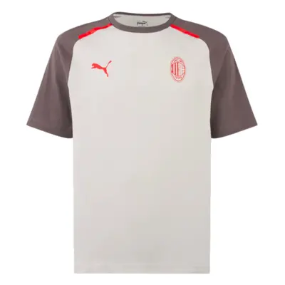 (3XL) AC Milan Casuals Tee (Light Grey)