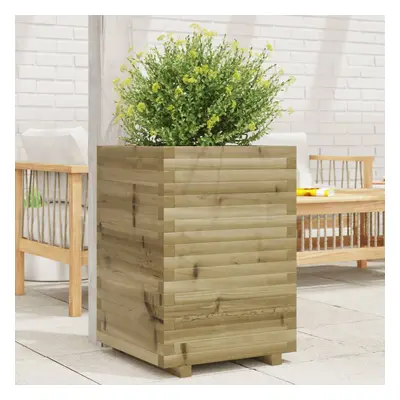 vidaXL Garden Planter Outdoor Flower Pot Planter Pot Impregnated Wood Pine