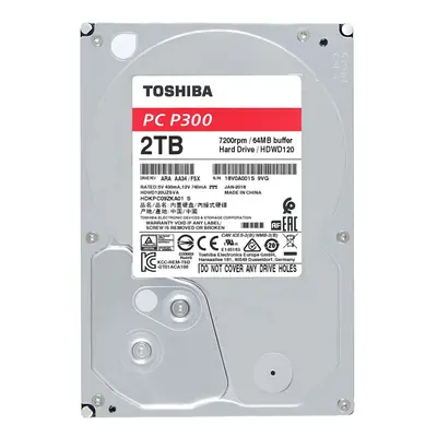 Toshiba P300 2TB 7200RPM 3.5" SATA HDWD120UZSVA (Bulk)