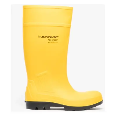 (UK 7) Dunlop PUROFORT Unisex Safety Wellington Boots Yellow