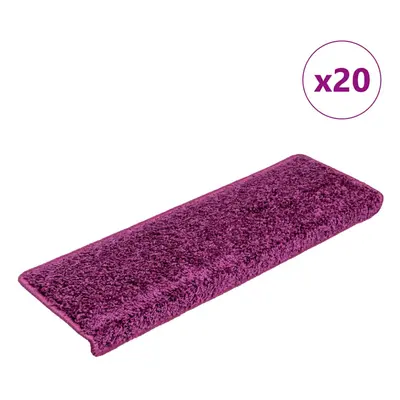 (violet, x x cm/ pcs) vidaXL Carpet Stair Treads Decorative Stair Step Protector Rug Stair Mats