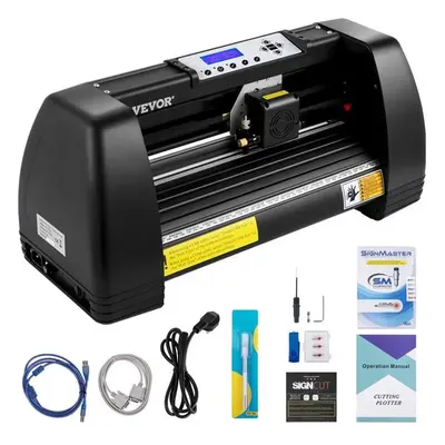 Vevor KZJFLEXI375MM9M5OV1 in. LED Plotter Printer Precise Manual Positioning Vinyl Cutter Machin