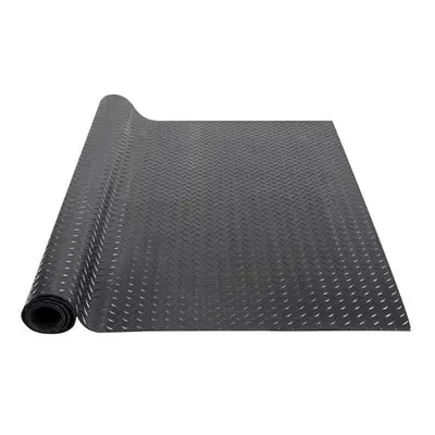 Vevor XJCKDDXJ415FRUWLBV0 mm x x ft. Diamond-Plate Rubber Floor Mat, Black