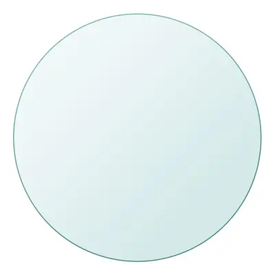 vidaXL Table Top Tempered Glass Round 700mm Replacement Protector Cover Sturdy