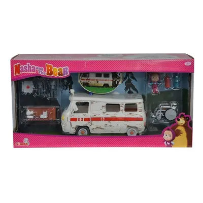 Masha & The Bear Masha Playset - Ambulance Ages 3+