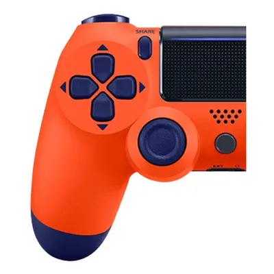 (Orange) PS4 gamepad six-axis body sense Bluetooth wireless