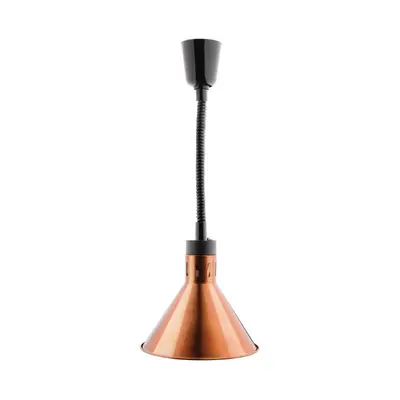 Buffalo Conical Retractable Heat Shade Copper Finish