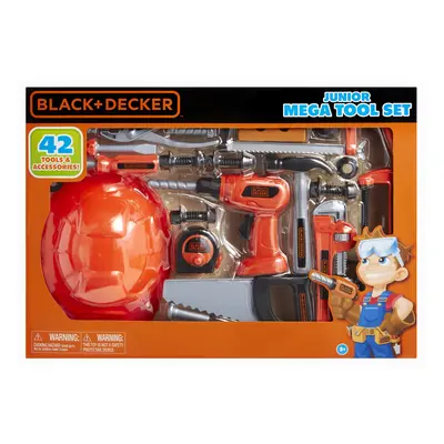 BLACK+DECKER Junior Kids Tool Set - Mega Tool Set with Tools & Accessories! Role Play Tools for 