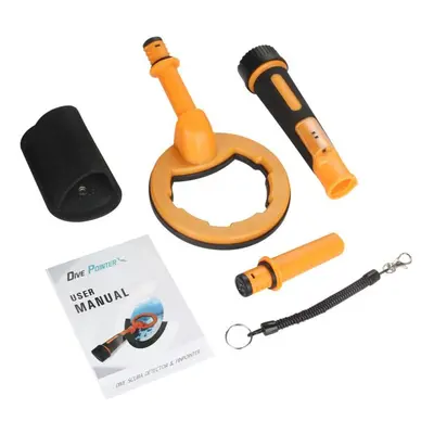 (orange) New Pulse Dive Underwater Detector Metal Search Detector In Treasure Search Machine 60m