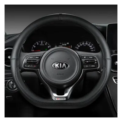 (black) D Shape Car Steering Wheel Cover For Kia K5 Ceed Gt Stonic Proceed Sportage 2020 Auto Ac