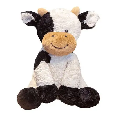 (black,white, 70cm) Nice 25cm-70cm Huggable Plush Cow Toy Lovely Cattle Plush Stuffed Animals Ca