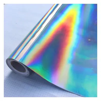 (silver, 50cmx300cm) 30*100cm Silver Laser Chrome Plating Vinyl Holographic Auto Car Wrap Film R