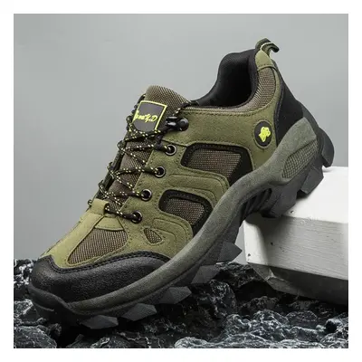 (army green, 45) Men&apos;s Outdoor Hiking Shoes Casual Oversize Shoes