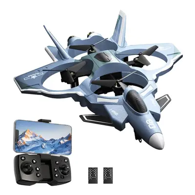 (dark gray, Battery With Camera) Remote Control Airplane, 2.4ghz 8k Hd Headless Epp Remote Contr