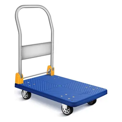 (200kg) Platform truck with lb (200 kg) weight capacity and degree swivel wheels