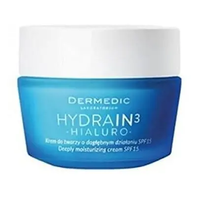 DERMEDIC - HYDRAIN3 - HIALURO - Deeply moisturizing cream SPF ml - Recommended for dry, very dry