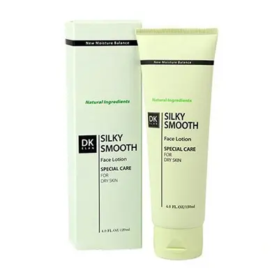 DK ELAN Silky Smooth Face Lotion (Pack of 1) - New natural moisturizer for dry scaly wrinkled sk