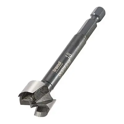 Snappy 18mm Diameter Forstner Bit for Drilling in Softwood & Hardwood, Quick Release System Comp