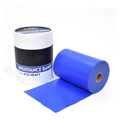 (23 Metre, Blue (Heavy)) Latex Free Exercise Bands for Building Strength, Pilates Band for Fitne