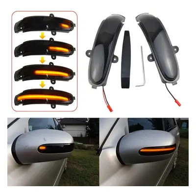 2pcs/lot Side Wing Rearview Mirror Led Dynamic Blinker Turn Signal Indicator Light For Mercedes 