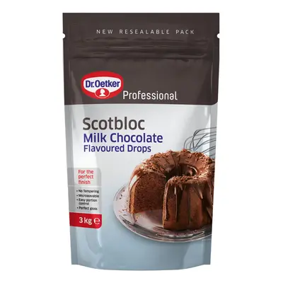 Dr. Oetker Scotbloc Milk Chocolate Drops - 1x3kg