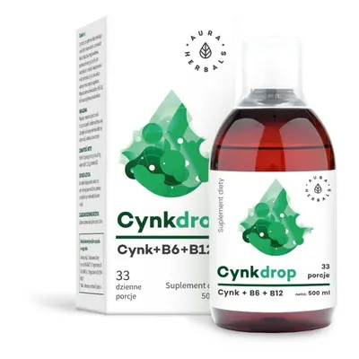 AURA HERBALS Cynkdrop Zinc liquid supplement - 500ml