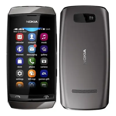 (black, Simple set) Refurbished Nokia Original Nokia Asha Dual Sim Unlocked Feature Phone Mobile