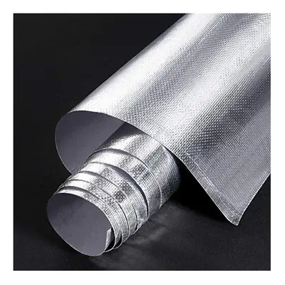 Adhesive Backed Aluminized Fiberglass Heat Sheet Heat Protection Barrier Cover Aluminized Heat S