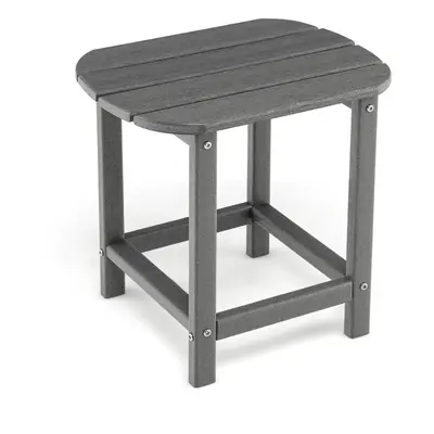 Side Table Indoor Outdoor Garden Patio HDPE Adirondack Rectangular End Table