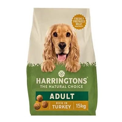 Harringtons Complete Dry Dog Food Turkey & Rice 15kg - Made with All Natural Ingredients