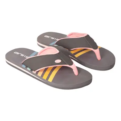 (7 UK, Grey) Animal Womens/Ladies Swish Flip Flops